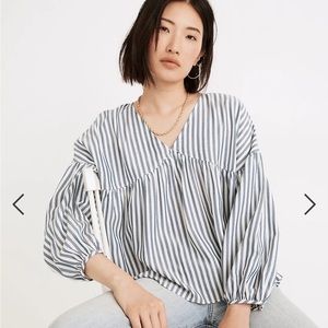 Madewell Striped Monterey Top
